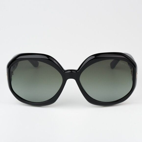 NEW Tom Ford FT1011/S 01B GEORGIA-02 Black Square Oversized Women Sunglasses - Picture 2 of 15